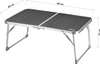 Stolik kempingowy turystyczny składany Nils Camp NC3402 ciemnoszary 40x60x25cm 