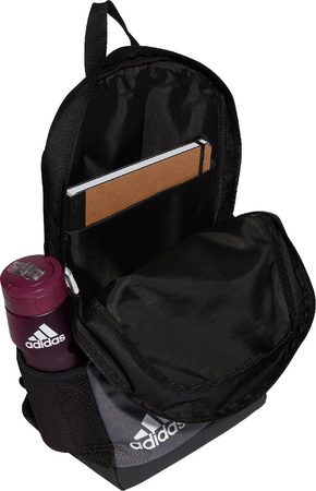 Plecak sportowy szkolny miejski adidas Motion Badge of Sport czarno-szary IK6890