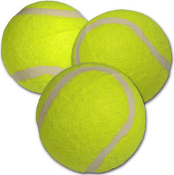 Piłka do tenisa ziemnego Enero 3 sztuki żółte 334735