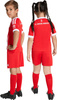 Zestaw dzięciecy komplet sportowy koszulka spodenki adidas FC Bayern 25/26 Home czerwony JN8510