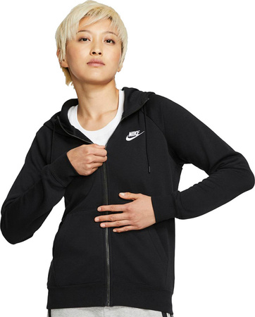 Bluza damska Nike Essentials Hoodie FZ FLC czarna BV4122 010
