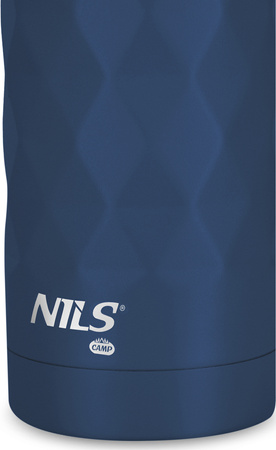 Butelka bidon turystyczny ze stali nierdzewnej Nils Camp NC3805 niebieski 750ML