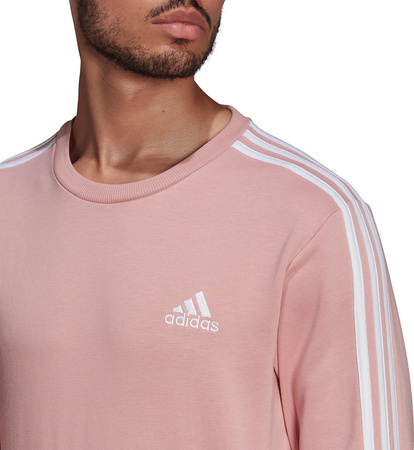 Bluza męska adidas M 3S FT SWT różowa HE4417