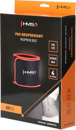 Pas neoprenowy odchudzający ściągacz na brzuch HMS BR163 One size