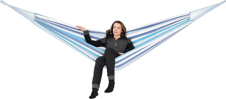 Hamak ogrodowy 2 osobowy xxl 250x150cm niebieski