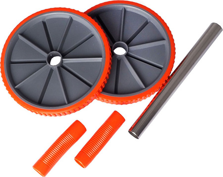 Kółko wałek podwójny do ćwiczeń treningu Profit DK 3216