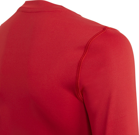 Koszulka dla dzieci adidas Youth Techfit Long Sleeve czerwona H23154