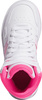 Buty dziecięce adidas Hoops Mid biało-różowe IF2722