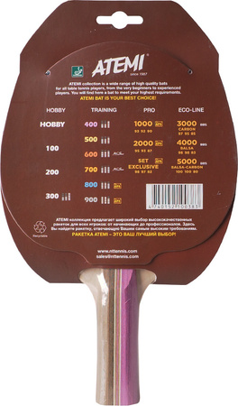 Rakietka do tenisa stołowego ping ponga Atemi 400* anatomical
