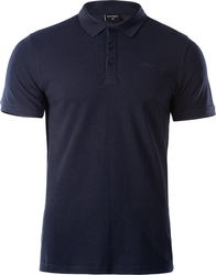 Męska koszulka Polo Hi-Tec Romso Classic granatowa rozmiar L