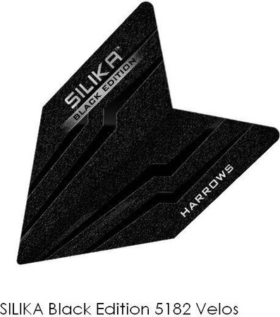 Piórka Harrows SILIKA Black Edition