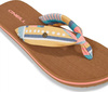 Damskie japonki O'neill DITSY SUN BLOOM™ SANDALS yellow art geo rozmiar 40