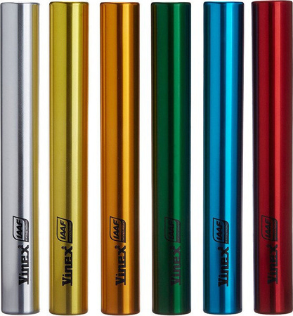 Pałeczki sztafetowe RBA-S06 kpl. 6 szt. z certyfikatem IAAF