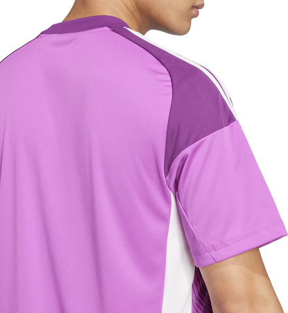Koszulka bramkarska męska adidas Tiro 25 Competition Jersey Short Sleeve fioletowa JI9719