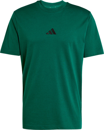 Koszulka męska adidas Essentials Small Logo Single Jersey zielona JF1096