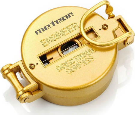 Busola metalowa okrągła Meteor złota 8191/71001