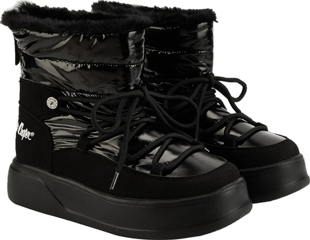Buty damskie zimowe Lee Cooper czarne LCJ-25-03-3814LA
