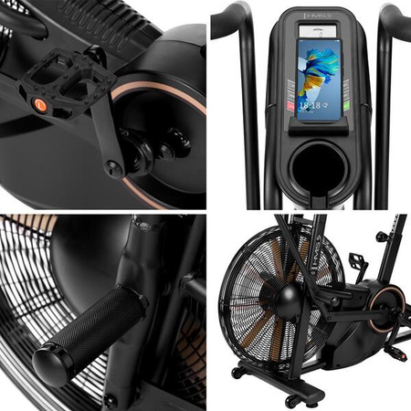 Rower treningowy powietrzny stacjonarny semi commercial HMS mp5458