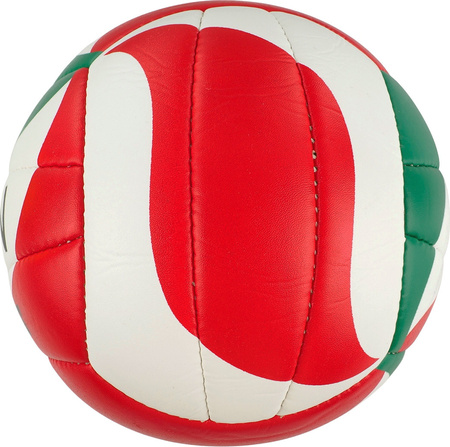 Piłka siatkowa NO10 Smash biało-zielono-czerwona