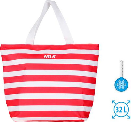 Torba termiczna czerwona 32l Nils nc3100