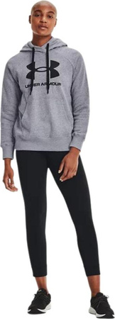 Bluza damska Under Armour Rival Fleece Logo Hoodie szara 1356318 035
