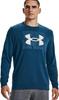 Bluza męska Under Armour UA Rival Terry Logo Crew niebieska 1370391 458
