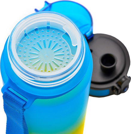 Bidon Meteor 500 ml niebiesko-żółty 10107