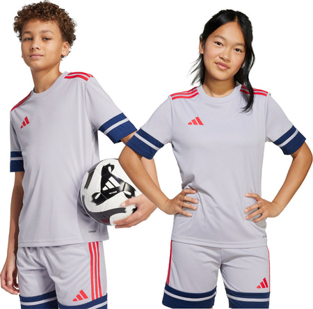 Koszulka dla dzieci adidas Squadra 25 szara JP3413