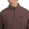 Bluza polarowa męska 4F M065 brązowa 4FWAW25UFLEM065 80S