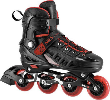 Łyżworolki rolki Cypher Nils Extreme NA18811A czerwone rozmiar L (39-43)