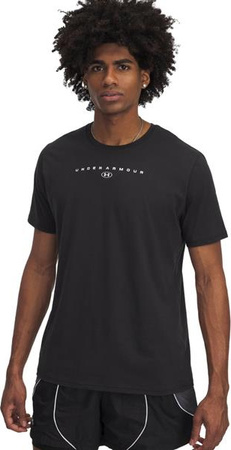 Koszulka męska Under Armour Stacked Logo SS czarna 6000211 001