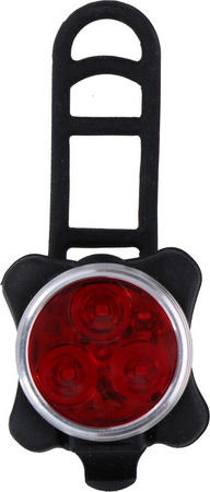 Tylne światło rowerowe 3 led smd Dunlop ładowanie usb