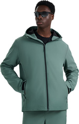 Kurtka męska softshell 4F M362 ciemna zieleń 4FWAW25TSOFM362 40S
