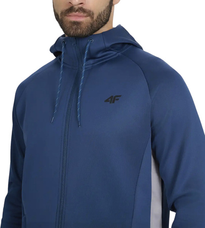 Bluza męska 4F FNK M587 niebieska 4FWAW25TFSWM587 32S