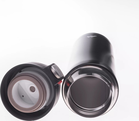 Kubek terminczny turystyczny Martes Kafa czarny 420 ml