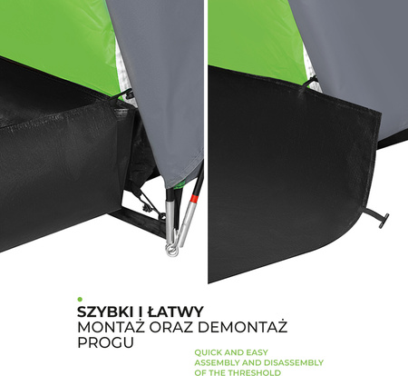 Namiot turystyczny kempingowy Highland Nils camp nc6031 6 osobowy