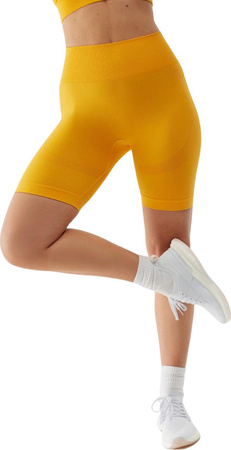 Spodenki damskie 4F FNK F496 pomarańczowe 4FWSS24TFSHF496 70S