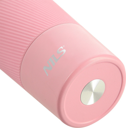 Kubek termiczny turystyczny termos Nils Camp NCC09 różowy 510 ml