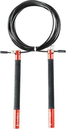 Skakanka do treningu szybkościowego HMS SK54 czarno-czerwona