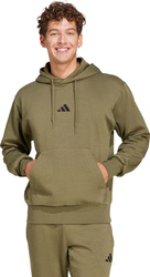 Bluza męska adidas Essentials Feelcozy Fleece oliwkowa JE3799