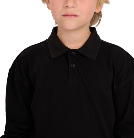 Koszulka dla chłopca longsleeve 4F M483 czarna 4FJWAW25TLONM483 20S