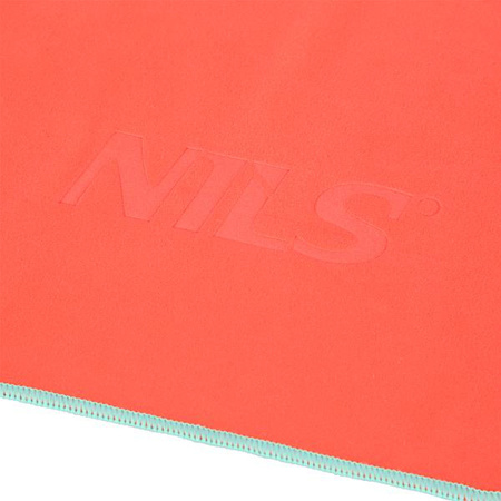 Ręcznik turystyczny z mikrofibry szybkoschnący Nils NCR11 koralowy 140x70 cm