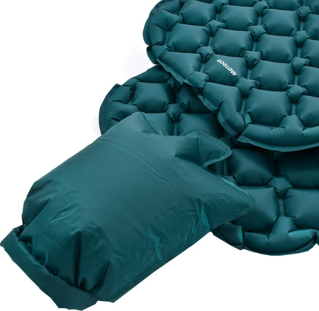 Materac nadmuchiwany Meteor 2w1 pompka drybag 190 x 56 x 5,5 morski 16441