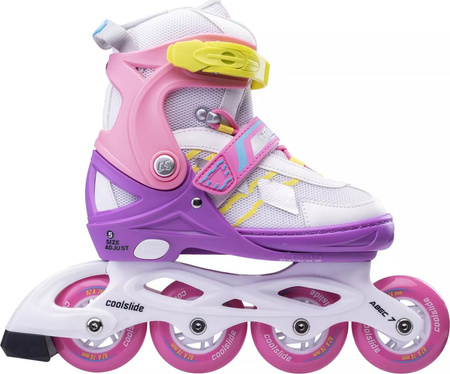Dziecięce łyżworolki rolki Coolslide Meron YG ABEC-7 kółka 76mm rozmiar 36-40