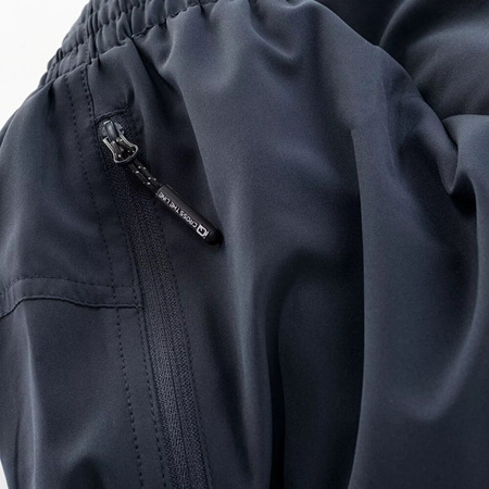 Męskie spodenki krótkie treningowe siłownia bieganie IQ Olpu czarne rozmiar S