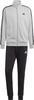 Dres męski adidas Basic 3-Stripes Fleece szaro-czarny IA3073