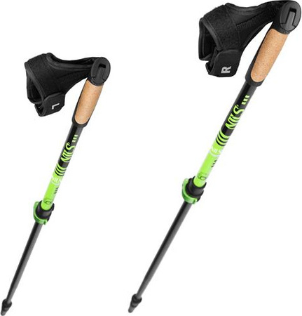 Kijki kije regulowane nordic walking aluminium Nils NW8611