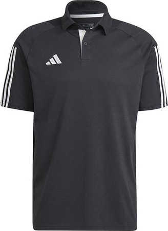 Koszulka męska adidas Tiro 23 Competition Polo czarna HK8051