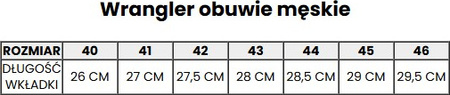 Buty męskie Wrangler Woody Low czarne 20253017 11A