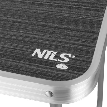 Stół kempingowy turystyczny składany Nils Camp NC3401 ciemnoszary 80x60x70 cm